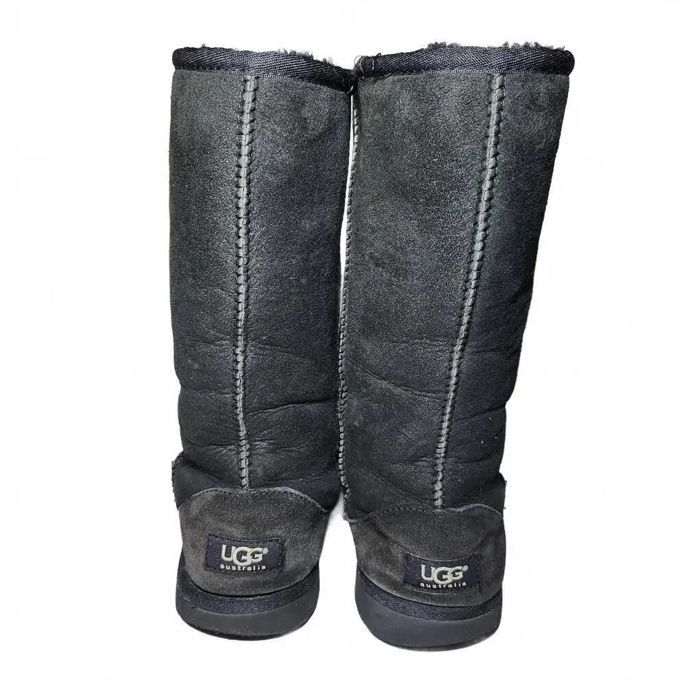 UGG Classic Tall Women’s Black 4 Winter Boot Cozy Shearling